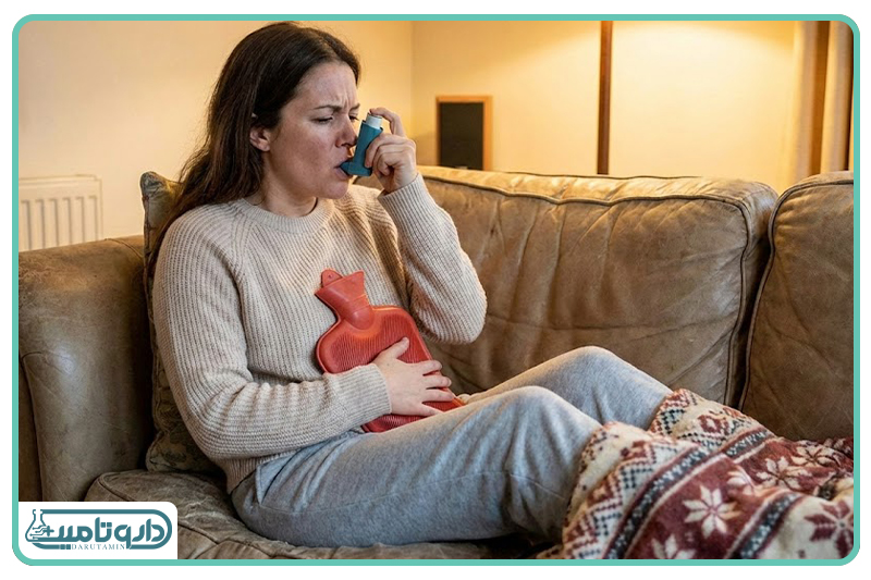 آسم کاتامنیال و گرفتگی&zwnj;های تنفسی