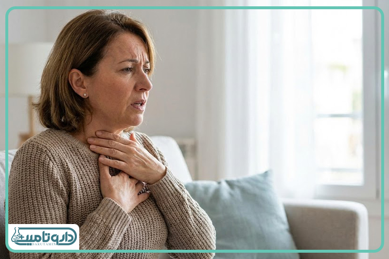 آبریزش یا تنگی نفس