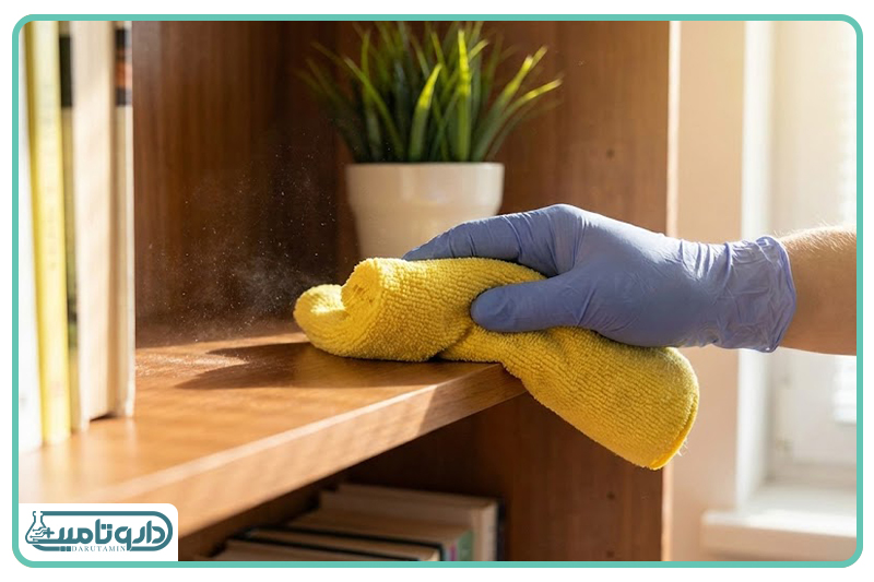 پاکسازی محیط از آلرژنهای پنهان و گردوغبار