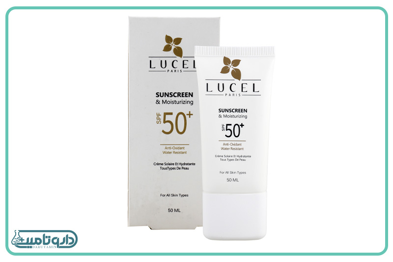 لوسل کرم ضد آفتاب و مرطوب کننده انواع پوست SPF+50 بی رنگ