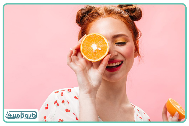 نقش ویتامین C در شادابی پوست
